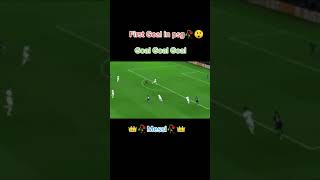 messi 1st goal for psg #shorts