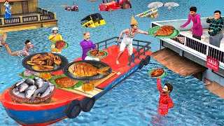Barish Me Chalak Machili Fry Fish Fry Food Hindi Kahaniya Hindi Moral Stories New Funny Comedy Video