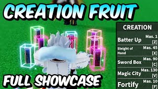 NEW Creation Fruit FULL SHOWCASE! | Blox Fruits Creation Fruit Full Showcase & Review