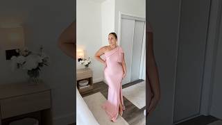 Trying on FashionNova Dresses 🤍🥰 #dress #weddingguest #tryon