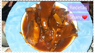 🛑Costillas A La BBQ😍😋| Costillas De Cerdo En Salsa Bbq Sin Horno‼️Fáciles Y Riquísimas😋