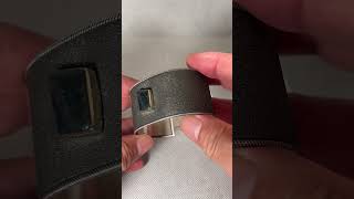 Textured Black Bracelet with Paiute by Howard Nelson #howardnelson