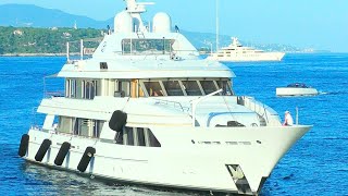 Billionaire Mega / Super Yachts In Monaco, Yachts Spotter In Monaco #superyachts #yachtlife #luxury