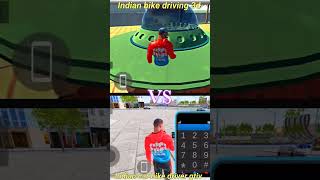 Indian bike driving 3d vs Indian car bike driver gtiv #indianbikes #popular #trending #shorts