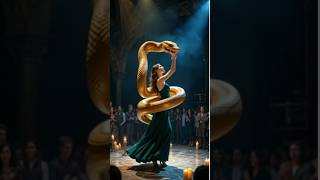 A Woman Fuses with A Snake on AGT #americagottalent #agt #magic #talent　#shorts