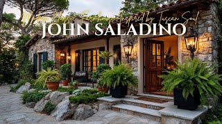John Saladino Creates a Modern Classic Farmhouse Inspired by Tuscan Soul and American Grace
