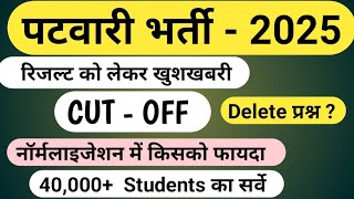 Patwari Cut-off 2025 | patwari expected cut-off | Patwari Result News | patwari latest news | patwar