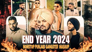 #2024 End Year Mashup -  Nonstop Punjabi Gangsters Remix | Sidhu Moose Wala X Shubh