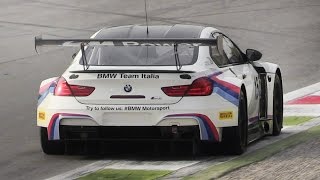 BMW M6 GT3 Sound In Action On Track - Accelerations, Fly Bys & Downshifts