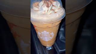 Starbucks pumpkin spice latte, happy Wednesday everyone!￼