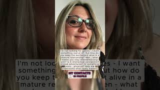 Amanda - The secret to keeping a man interested at 47 🔐 #relationshipgoals #keepthespark #maturelove