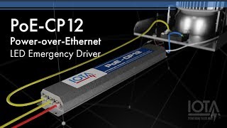 The IOTA PoE-CP LED Emergency Driver for Power-over-Ethernet Lighting