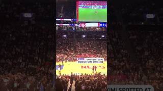 Hakimi spotted at 🏀 Brooklyn Nets Game #celebrityspotting #hakimi #brooklynnets