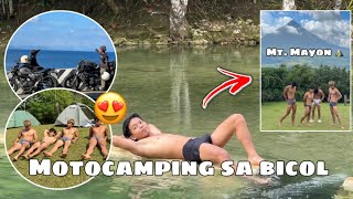 Moto camping sa bicol kasama mga tropa part 1 😍⛰️