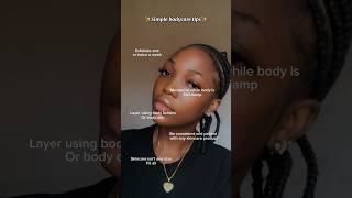 SIMPLE BODYCARE TIPS #highvaluedating #glowup #bodycare #bodycareroutine