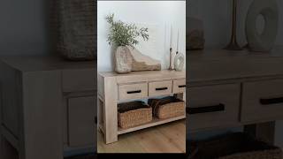 Painted wash/ stained-  faux finish #paintwash #fauxfurniture #furniturereveal