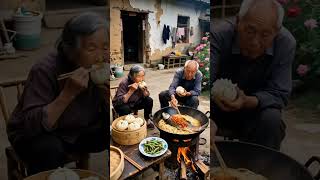 Old Couple Enjoying Simple Village Life | Heartwarming Rural Story | SatyamVlog6 #villagelife#shorts
