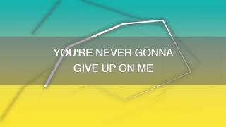 Youre Never Gonna Give Up On Me LL FULL