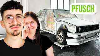 Botched work by the previous owner DESTROYS the dream of a new paint job!