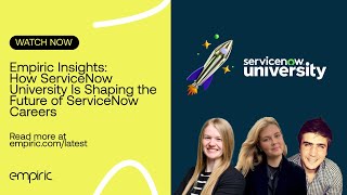 Opening Doors with ServiceNow University | Thaer Batal