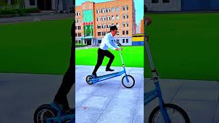 😱 Free Auto-Cycle Ride Gone Crazy! 🚴💨 Funny Moments on Road 😂🤣 #Shorts #shortsindia #funny