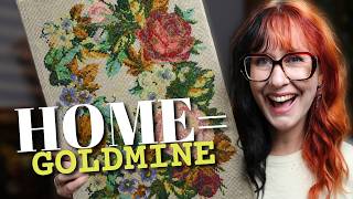 Thrifting My Own Home for Vintage Finds | Things to Resell for Profit