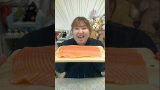 コストコのサーモンを爆食いしたら最高すぎた！#コストコ #爆食い #サーモン