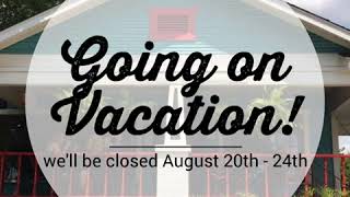 Going on Vacation!