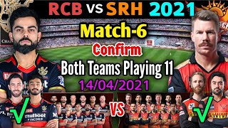 SRH vs RCB IPL 2021 team prediction, GL tips and SL tips...match 6