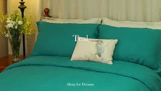 Stay cool and chic this summer with our French Linen Collection Bedding!  #linenbedsheets