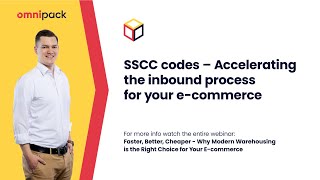 SSCC codes - Accelerating the inbound process for your e-commerce [Webinar]