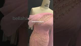 bellahautecouture pink evening dress#custom #eveningdress #beading #eveningwear #eveninggowns #pink