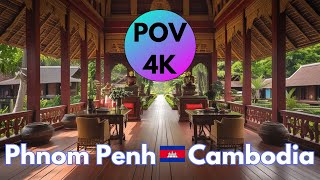 POV Phnom Penh, Cambodia 4K Walking Tour