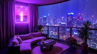 Watching the Rain Fall Over New York 🗽 Chill Lofi Beats for Study & Relax | Lofi Rain Playlist