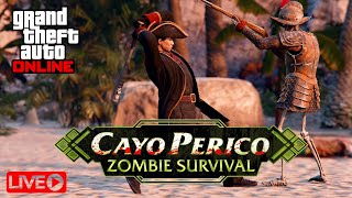 GTA 5 - Playing The NEW Cayo Perico Zombie Survival!