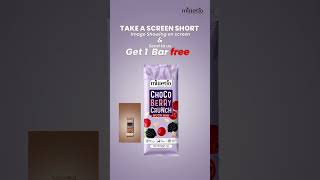 🥳 Snap, Save & Snack! 📲🍫 #HealthySnacking #VeganBars #AlmondCoffeeBliss #snacksmart #ChocoBerryCrush