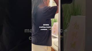 GRWM : making music + content | Da Girls Remix #grwm2023 #dayinthelifevlogs #trendingsound