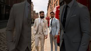 Bespoke 👔🔥 custom made suit ai video maker #mensfashion #photoshoo #bespokesuit #2025 #fashion #fyp