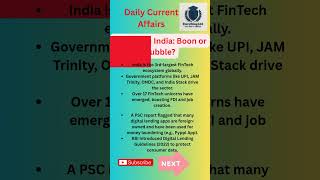 FinTech Boom in India 📱| Digital Economy & UPSC Insights #FintechIndia #DigitalEconomy #UPSCPrelims