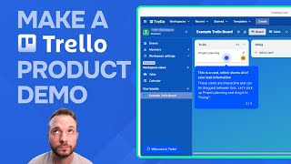Watch me make a product demo for Trello