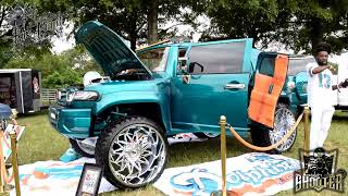 MIAMI DOLPHINS INSPIRED TOYOTA FJ CRUISER ON HK WHEELS!!!!