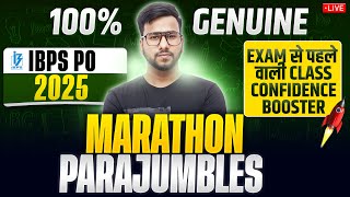 Parajumbles Marathon Class for IBPS PO Pre 2025 | Parajumbles One Shot Revision Class by Varun Sir