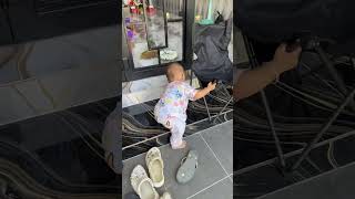 Pretty little baby PorPor,  Adorable Chubby Panhapor 7months old #Panhapor #Porpor #momlife #kids