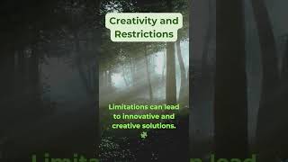 How Restrictions Can Spark Creativity and Innovation #facts  #unsolvedenigmas #creativity