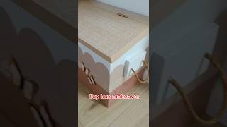 Toy box makeover #handpainted #paintedtoybox #toyboxmakeover