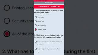 Airtel mitra payments bank cash pick up training 93% marks (100% sure)