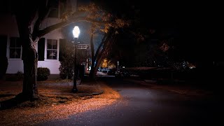 Salem, Massachusetts - Quiet 2 AM Walk – Autumn Night Ambience (4K Binaural)