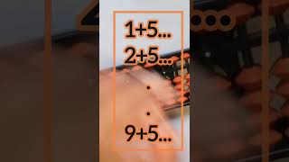adding 5 to each digit check out the full video| abacus addition| abacus for beginners #abacus