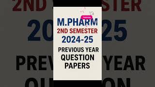 #pharmacyvisionakv#mpharm #previousyearquestions #pharmacy #viral #shorts #trending #pharmcist