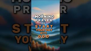 神とともに一日を始めるための朝の祈り#godbibleandme #shortprayers #prayer